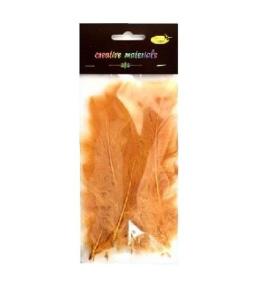 Piórka miękkie jasnobrązowe 15szt