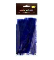 Piórka miękkie granatowe 15szt