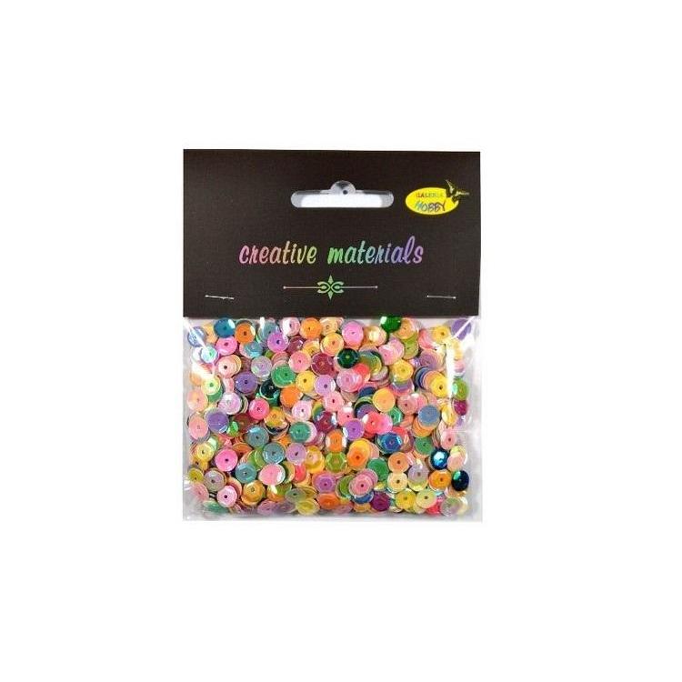 Cekiny opalizyjące 6mm 20g