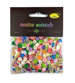 Cekiny nieprzeźroczyste 6mm 20g