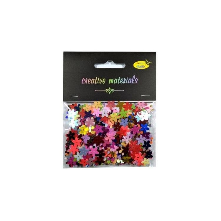 Cekiny kwiatki 11mm 20g