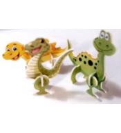 Mini dinozaury do składania mix 5szt