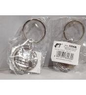 Brelok metalowy globus