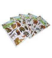 Naklejki 3D na ścianę zierzęta MIX