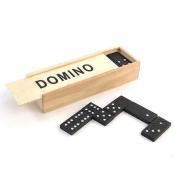 Domino w drewnianym pudełku