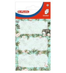 Naklejki na zeszyty szkolne Tropiki 9 sztuk