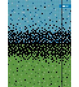 Teczka z gumką A4+ Pixi nieb-ziel HAPPY COLOR