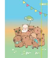 Teczka z gumką A4+ Kapibara HAPPY COLOR