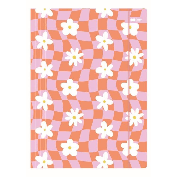 Teczka z gumką A4 Bloom pastel HAPPY COLOR