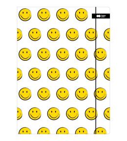 Teczka z gumką A+ Fun biała HAPPY COLOR