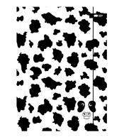 Teczka A4+ z gumką B&W krowa HAPPY COLOR