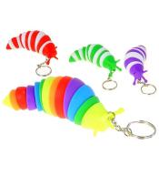 Brelok ślimak ruchomy 7cm MIX