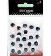 Oczy samoprzylepne 14mm 20szt