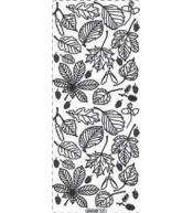 Stiker ażurowy złoty