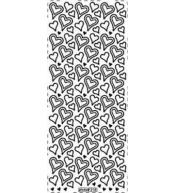 Stiker ażurowy 310 10x23cm złoty