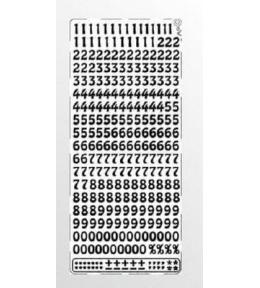 Stiker ażurowy 023 10x23cm srebrny