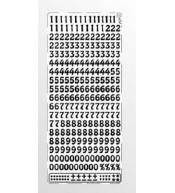 Stiker ażurowy 023 10x23cm srebrny