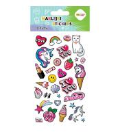 Naklejki 3D Puffy Funky Sweet 10x20cm HAPPY COLOR