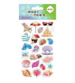 Naklejki 3D Puffy Sea 10x20cm HAPPY COLOR