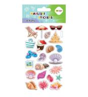 Naklejki 3D Puffy Sea 10x20cm HAPPY COLOR