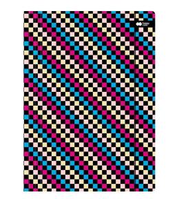 Teczka A4+ z gumką Skate szachownica HAPPY COLOR