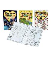 Kolorowanka z naklejkami MIX