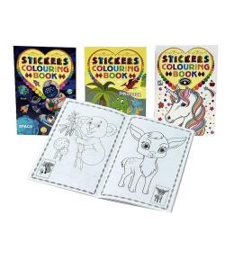 Kolorowanka z naklejkami MIX