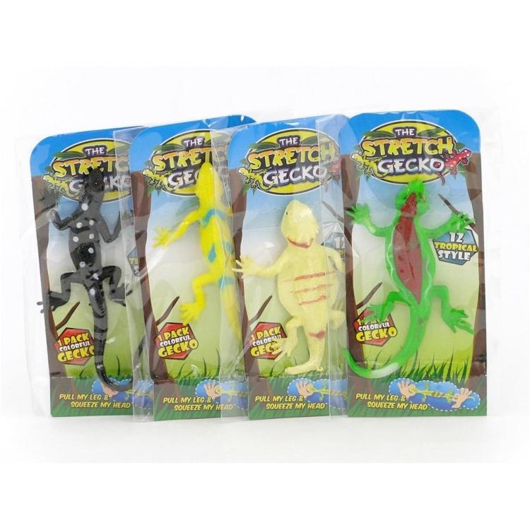 Jaszczurka elastyczna żelowa 11cm MIX