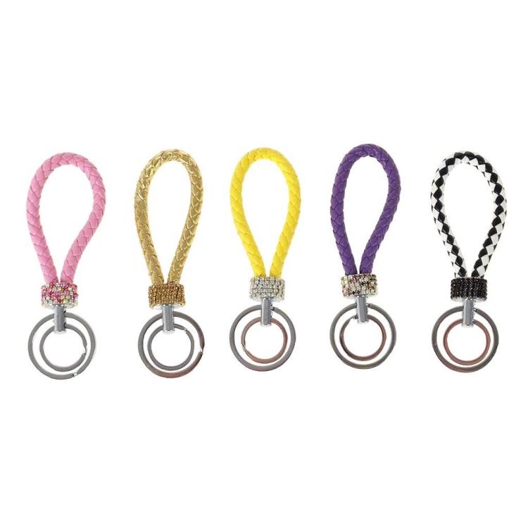 Brelok plecionka z diamencikami 13cm