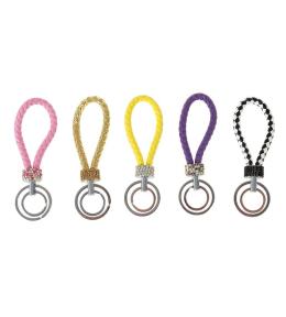 Brelok plecionka z diamencikami 13cm