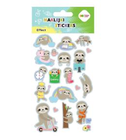 Naklejki Leniwce 10x20cm HAPPY COLOR