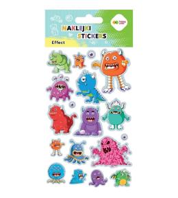 Naklejki Monsters 10x20cm HAPPY COLOR