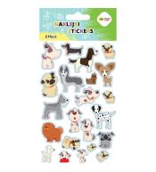 Naklejki Dogs 10x20cm HAPPY COLOR