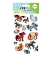 Naklejki Horses 10x20cm HAPPY COLOR