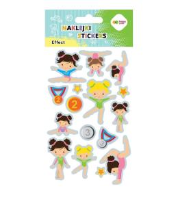 Naklejki Gymnastics 10x20cm HAPPY COLOR