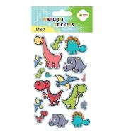 Naklejki Dino Baby 10x20cm HAPPY COLOR