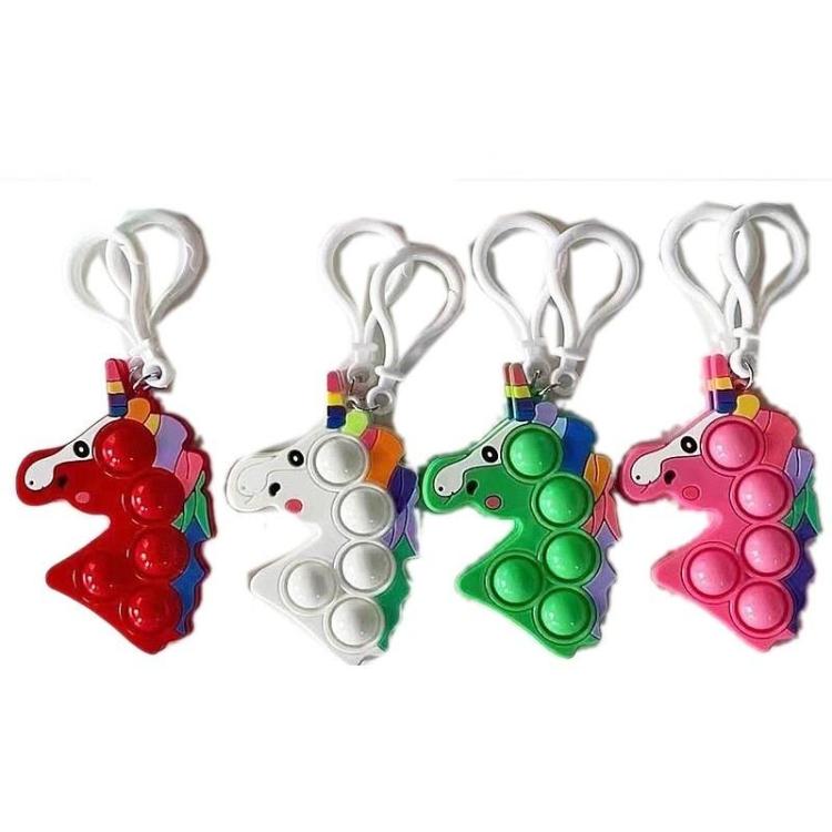 Brelok gniotek antystresowy jednorożec MIX