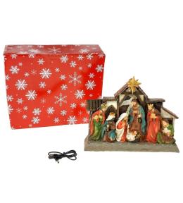 Szopka ze światłem