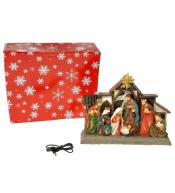 Szopka ze światłem