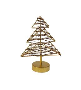 Choinka metalowa świąteczna ze światłem