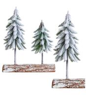 Kompozycja świąteczna z choinkami 34x28cm