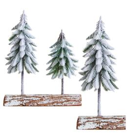 Kompozycja świąteczna z choinkami 34x28cm