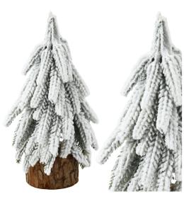 Choinka ozdobna na pniu 30x10cm