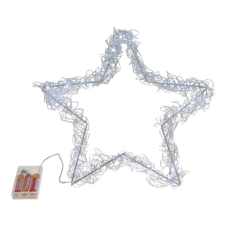 Gwiazda ze światłem LED na baterie