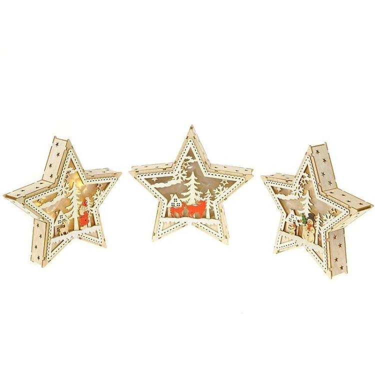 Lampka ledowa z motywem świątecznym MIX