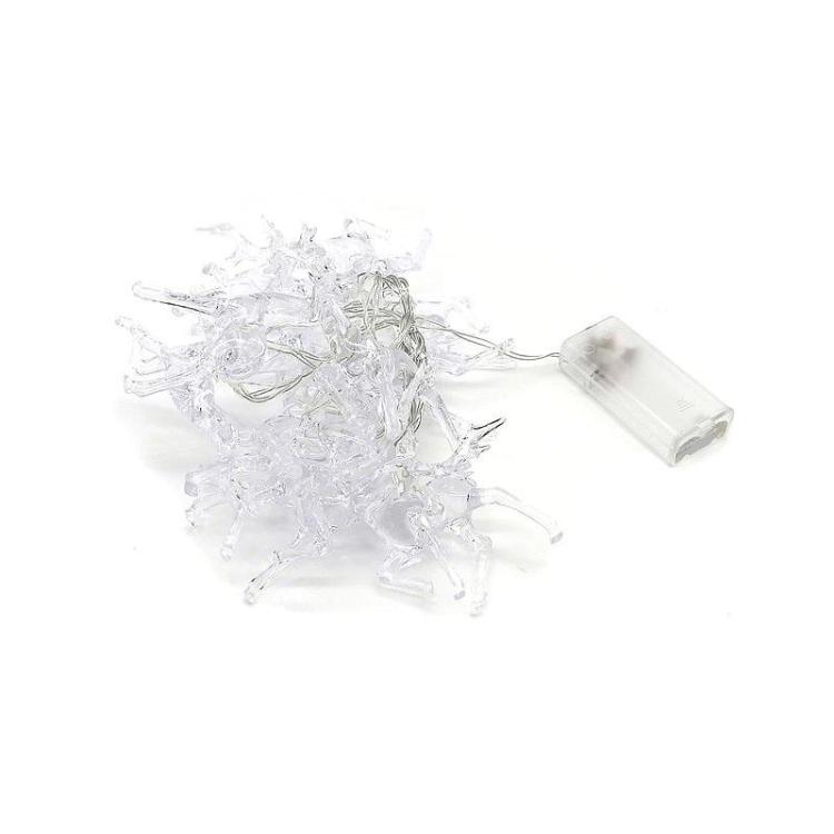 Łańcuch świetlny LED z reniferami 110cm