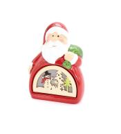 Dekoracja Mikołaj ze światłem LED