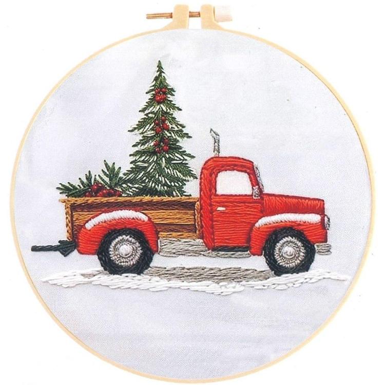 Zestaw do haftowania świąteczny pick-up z choinką