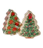 Pojemnik metalowy choinka MIX