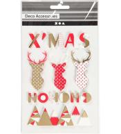 Naklejki 3D renifer 15 sztuk CREATIVE